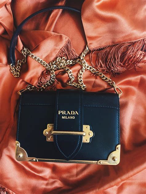 prada cahier chain blue|Prada cahier bag.